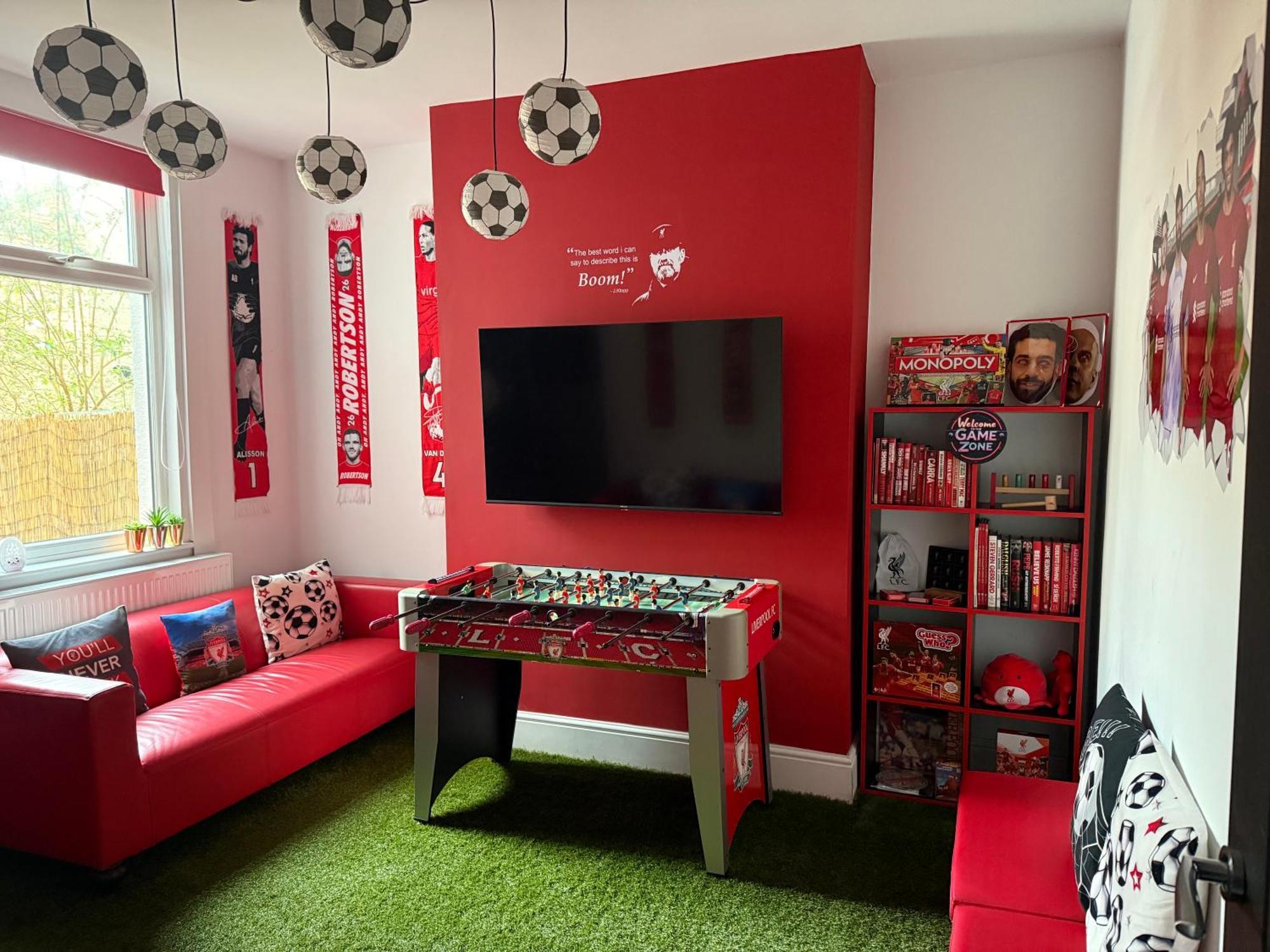 Anfield Abode - Entire Lfc Themed House Villa Liverpool Dış mekan fotoğraf